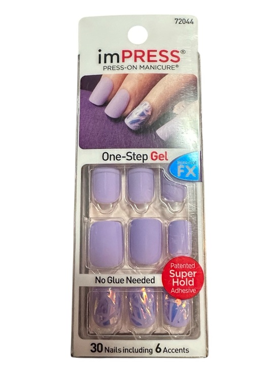 imPRESS Other - imPRESS Press-On Manicure Boss Lady One-Step Gel Lavender Purple Special FX 7204